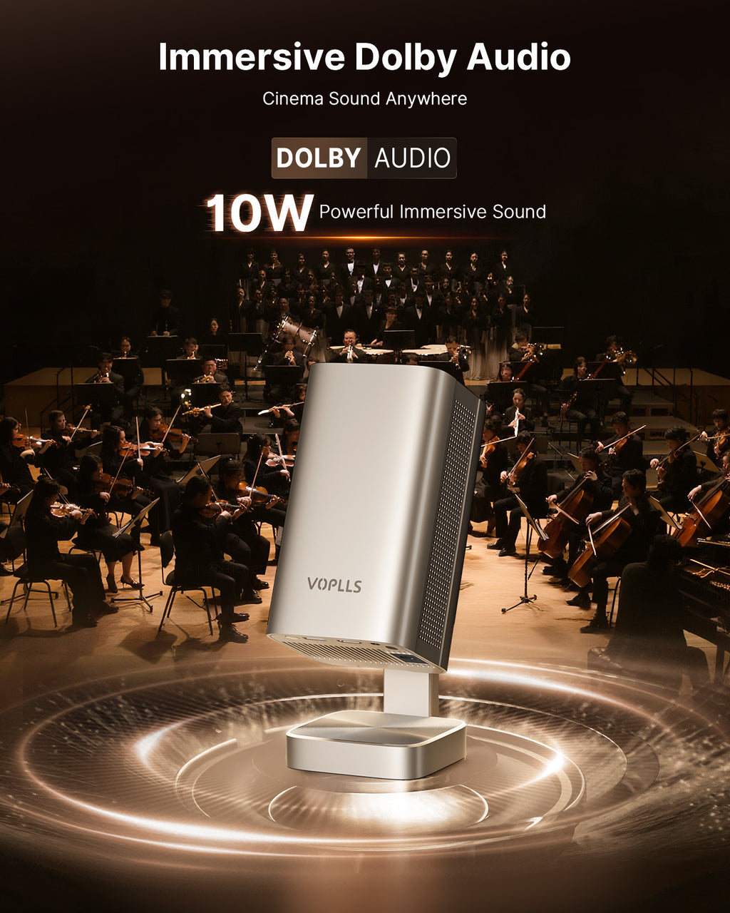 VOPLLS-K3-UK Netflix & Dolby Audio Smart Mini Projecto