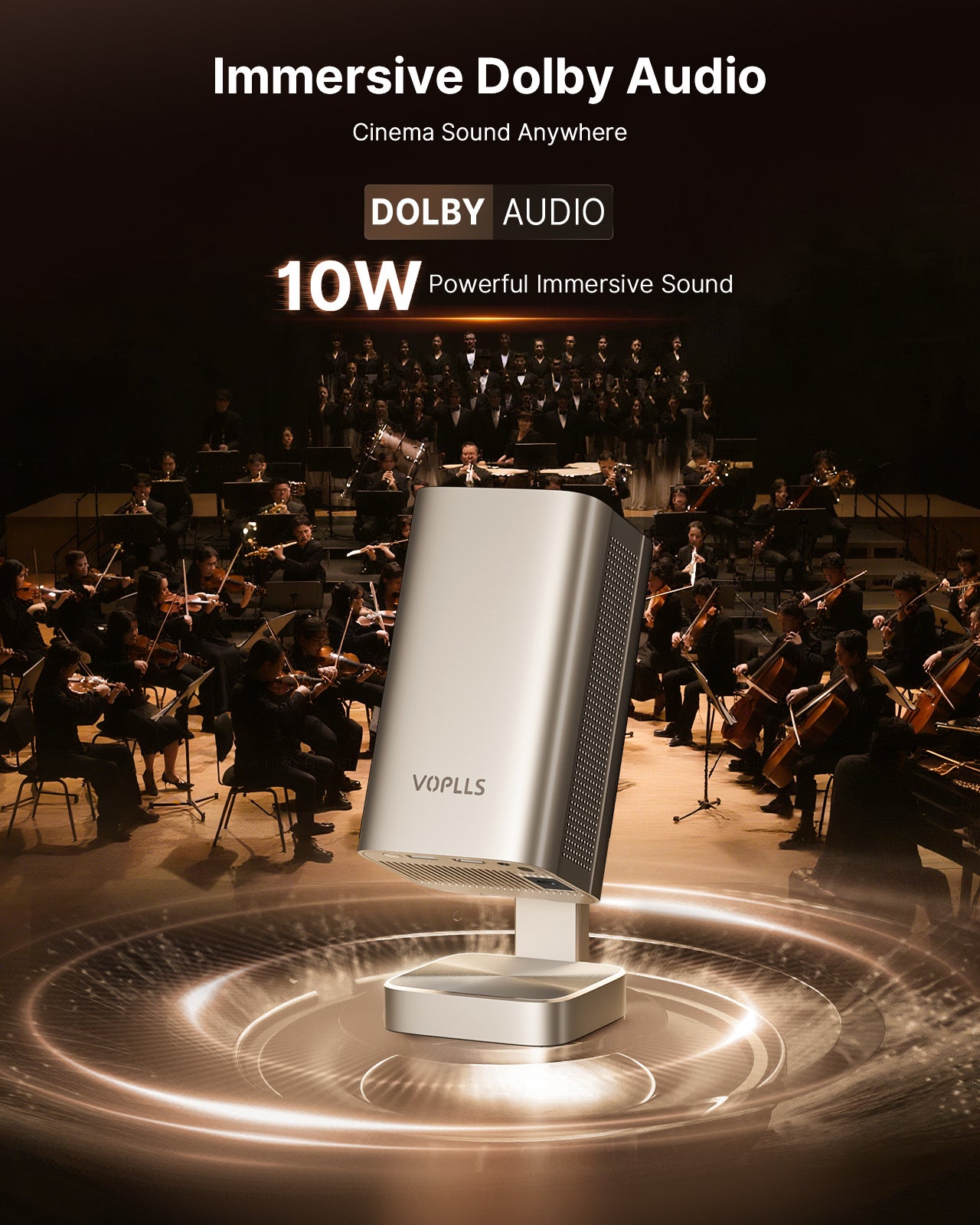 VOPLLS-K3-UK Netflix & Dolby Audio Smart Mini Projecto