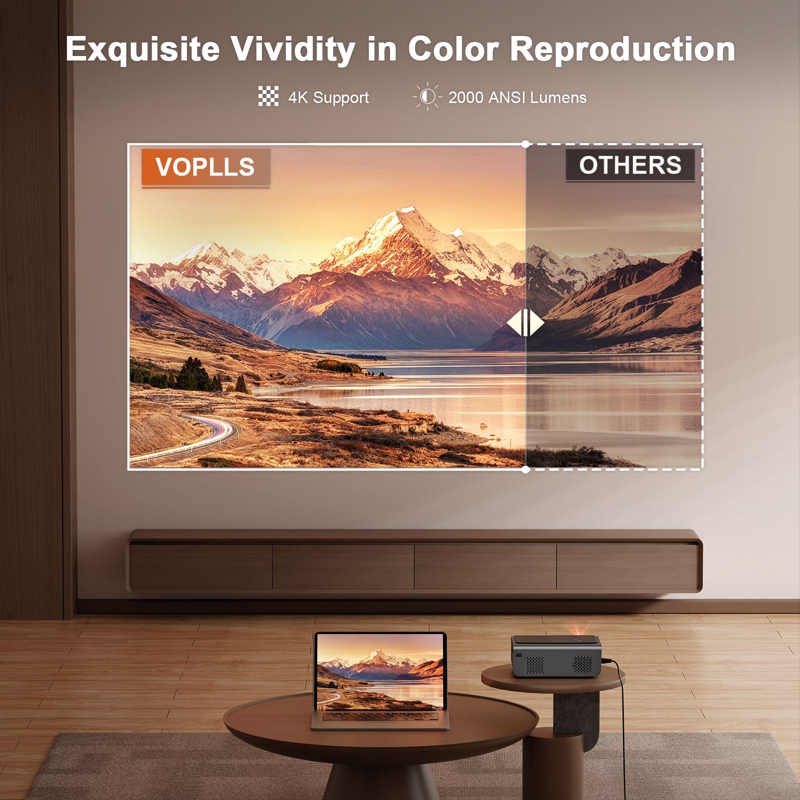 VOPLLS VP Smart Projector