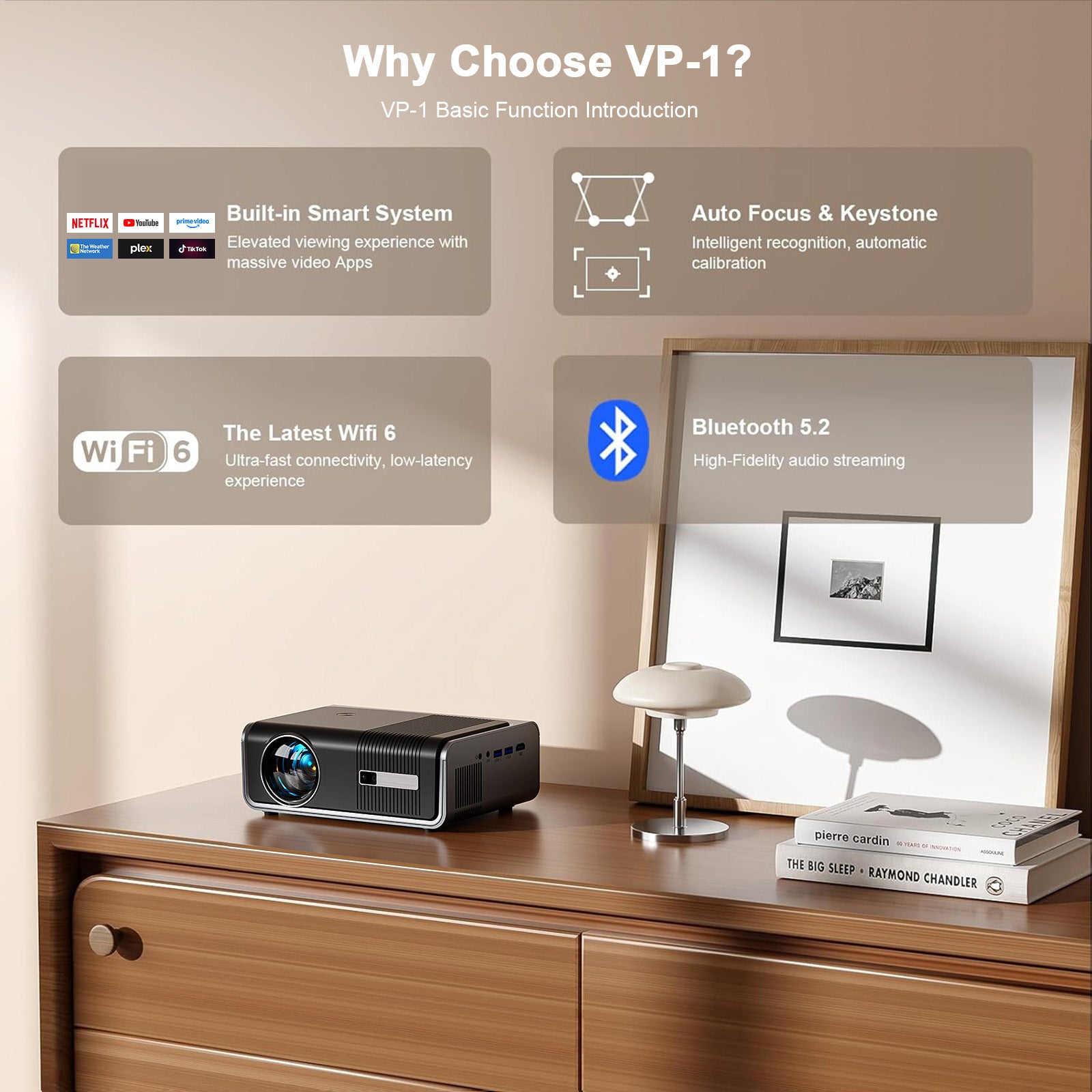 VOPLLS VP Smart Projector
